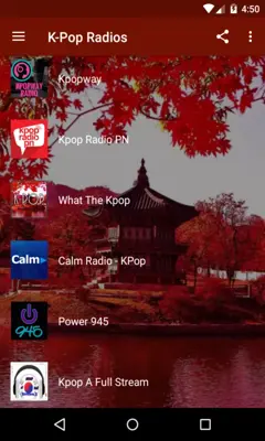 K-Pop Radios android App screenshot 2